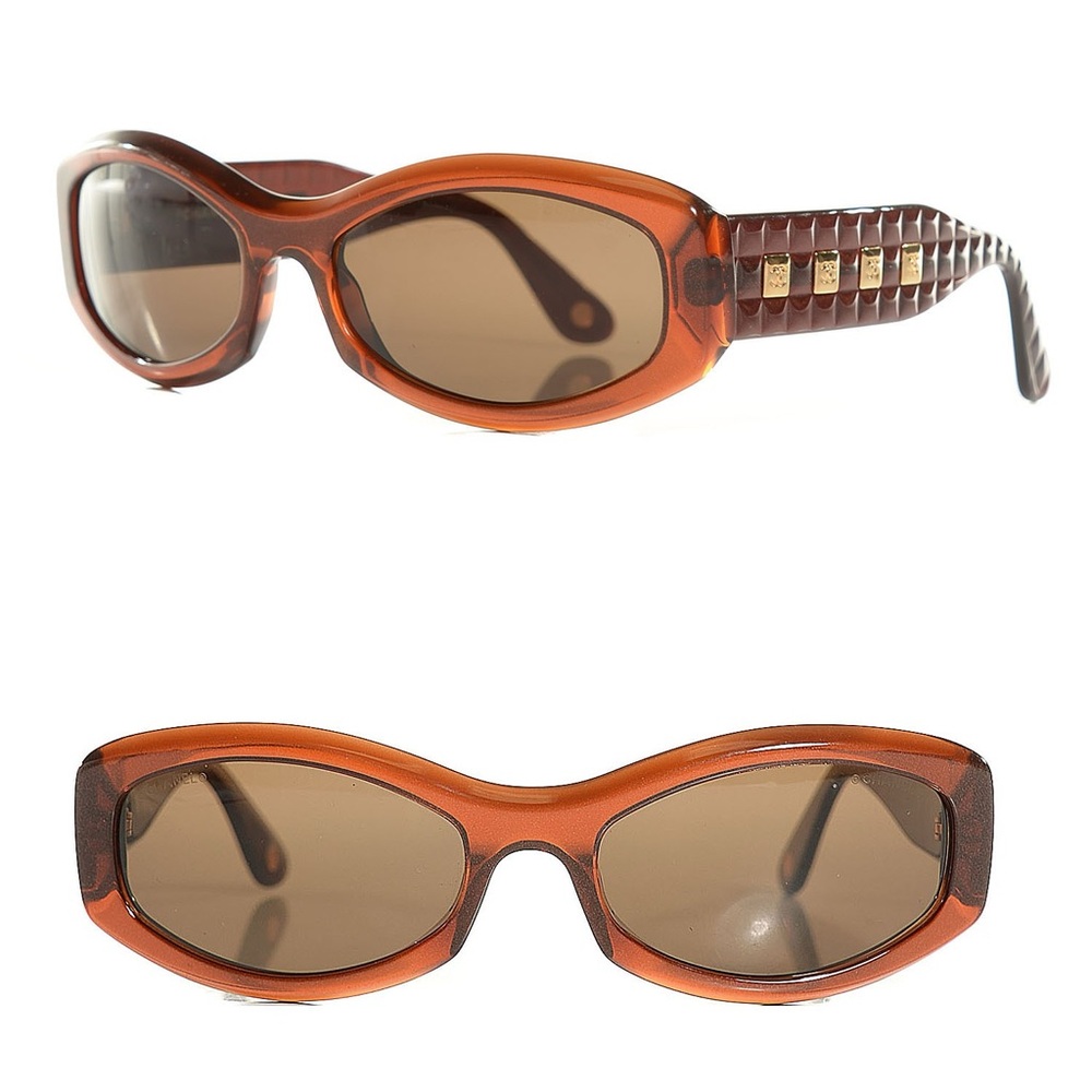 CHANEL 5029 quilted vintage Sunglasses